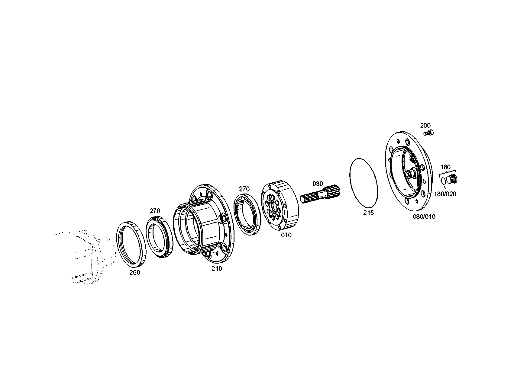 drawing for VOLVO ZM 2910128 - PLANET CARRIER (figure 4)