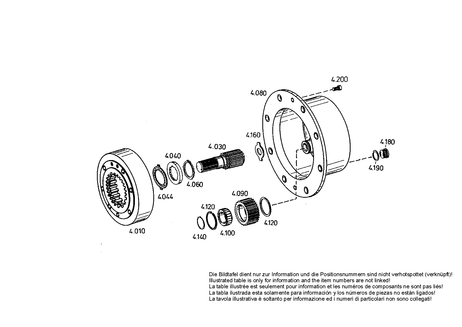 drawing for AGCO F198.300.020.650 - ROLLER BEARING (figure 3)