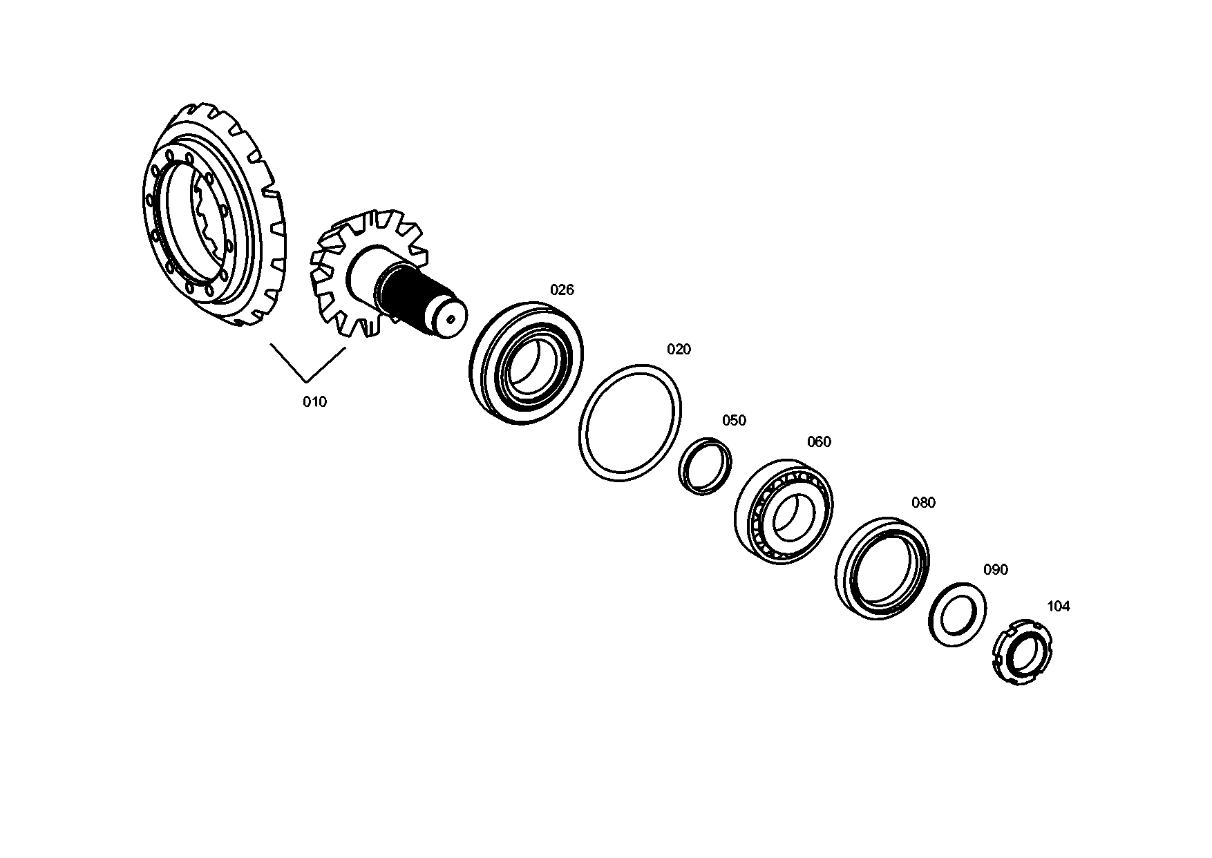 drawing for EVOBUS A0013533151 - RING (figure 4)