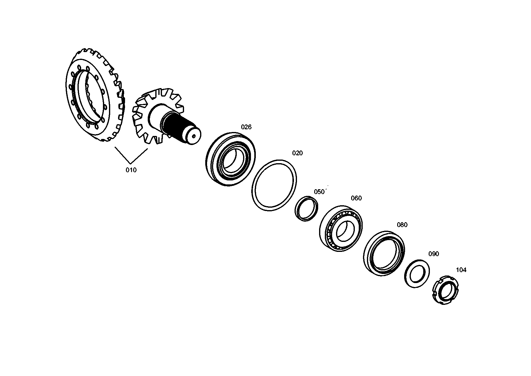 drawing for EVOBUS A0013533951 - RING (figure 5)
