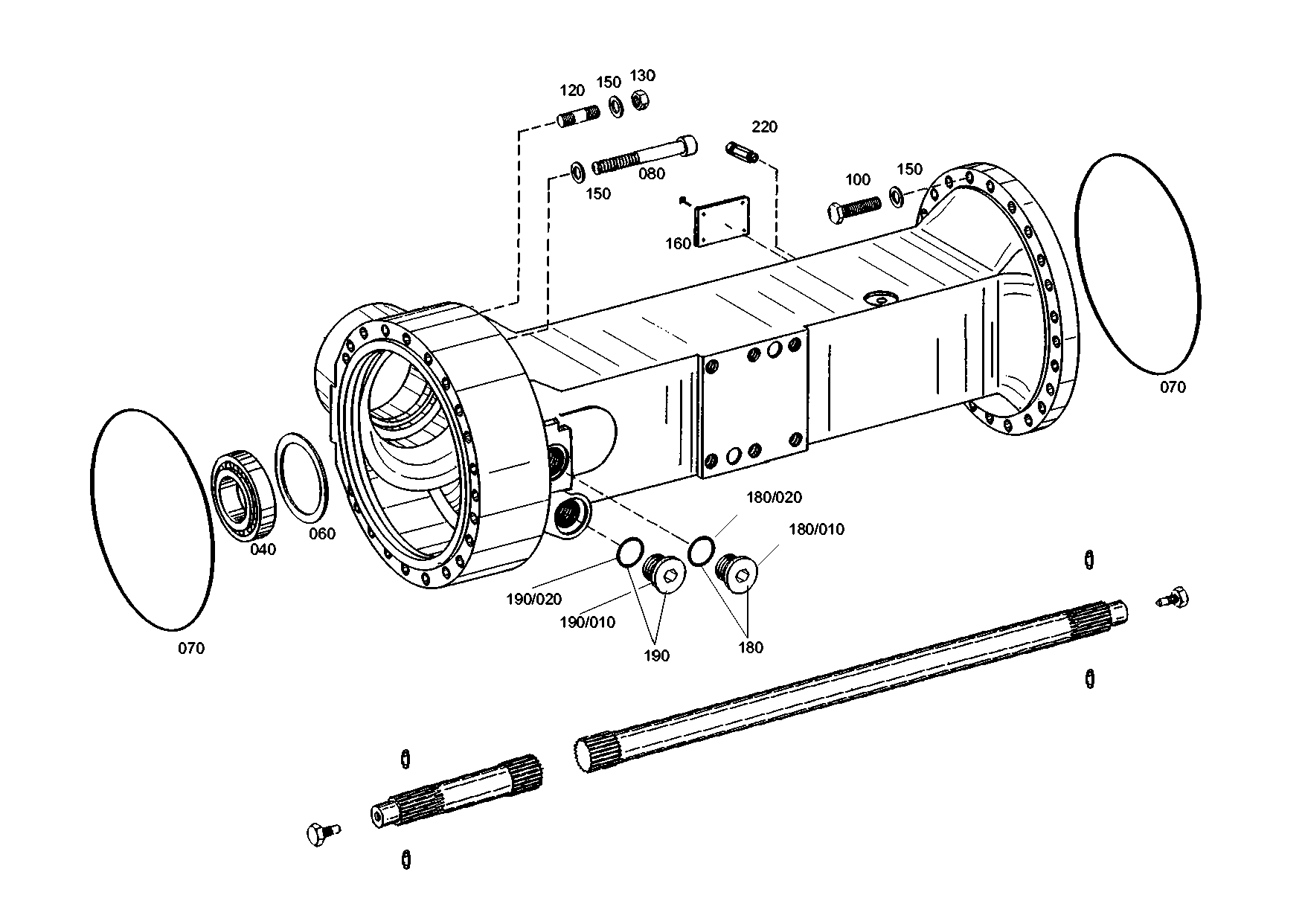 drawing for VOITH-GETRIEBE KG 1900038010760 - HEXAGON SCREW (figure 5)