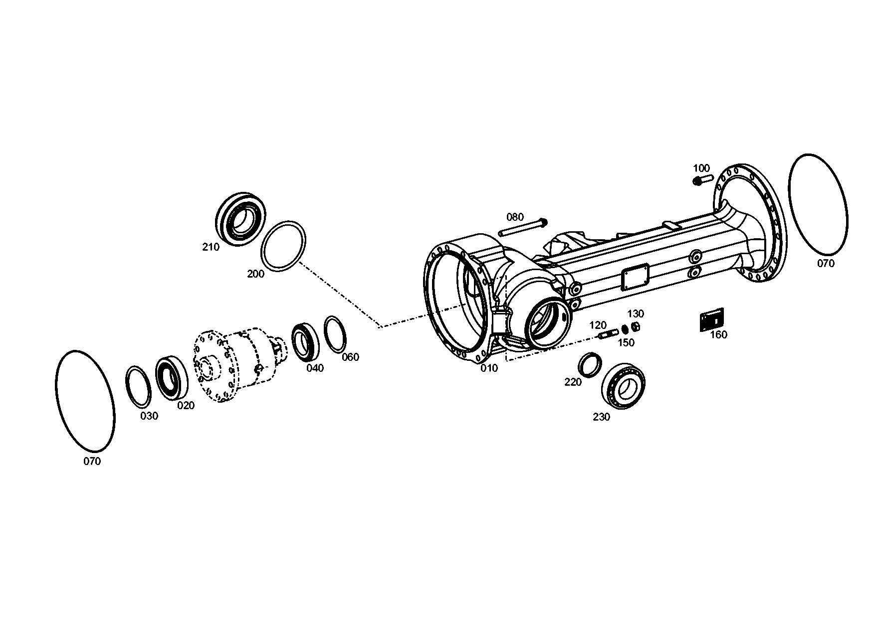 drawing for EVOBUS A0003539877 - WASHER (figure 2)