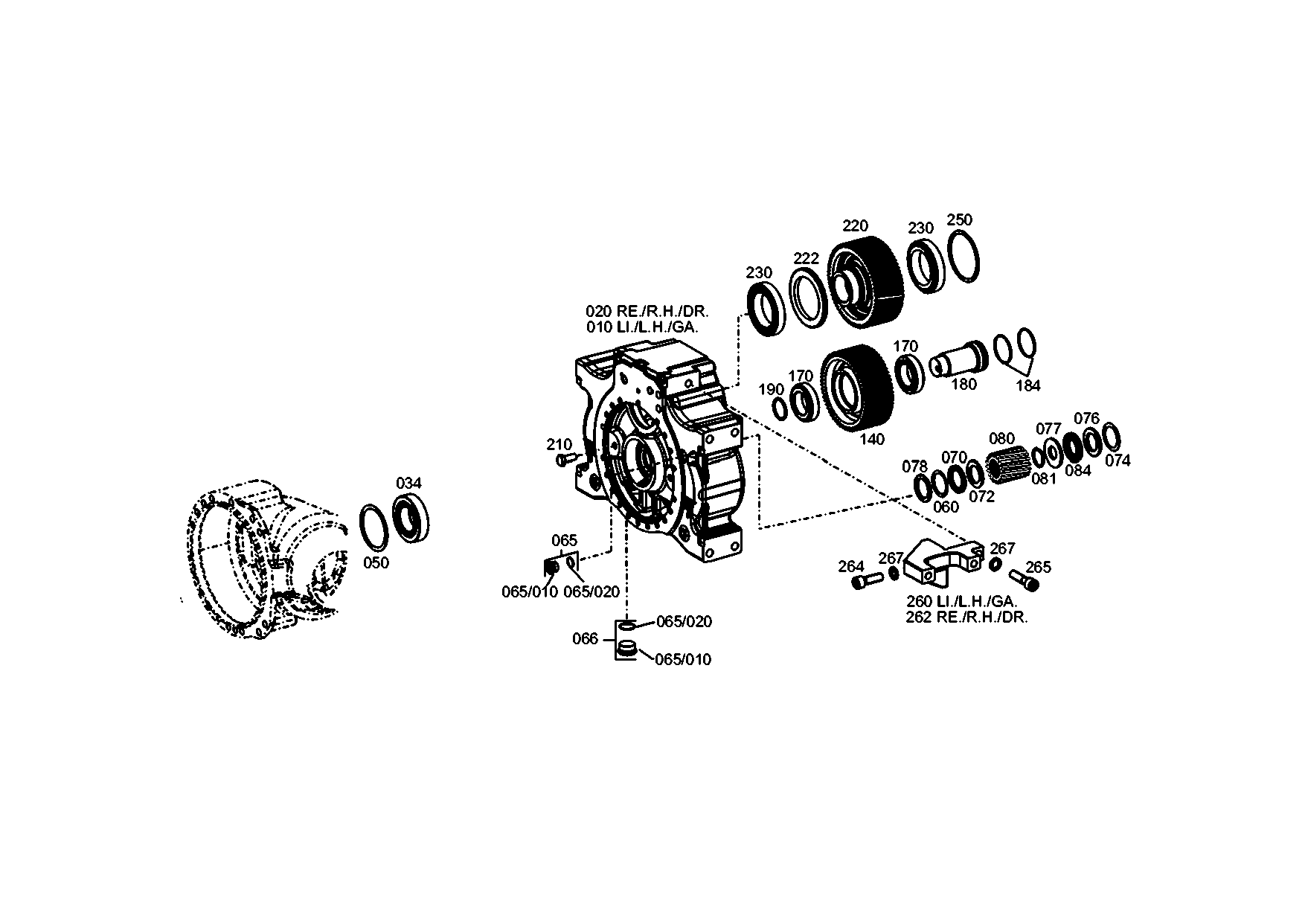 drawing for MAN 81.35421-0026 - GANTRY HOUSING (figure 1)