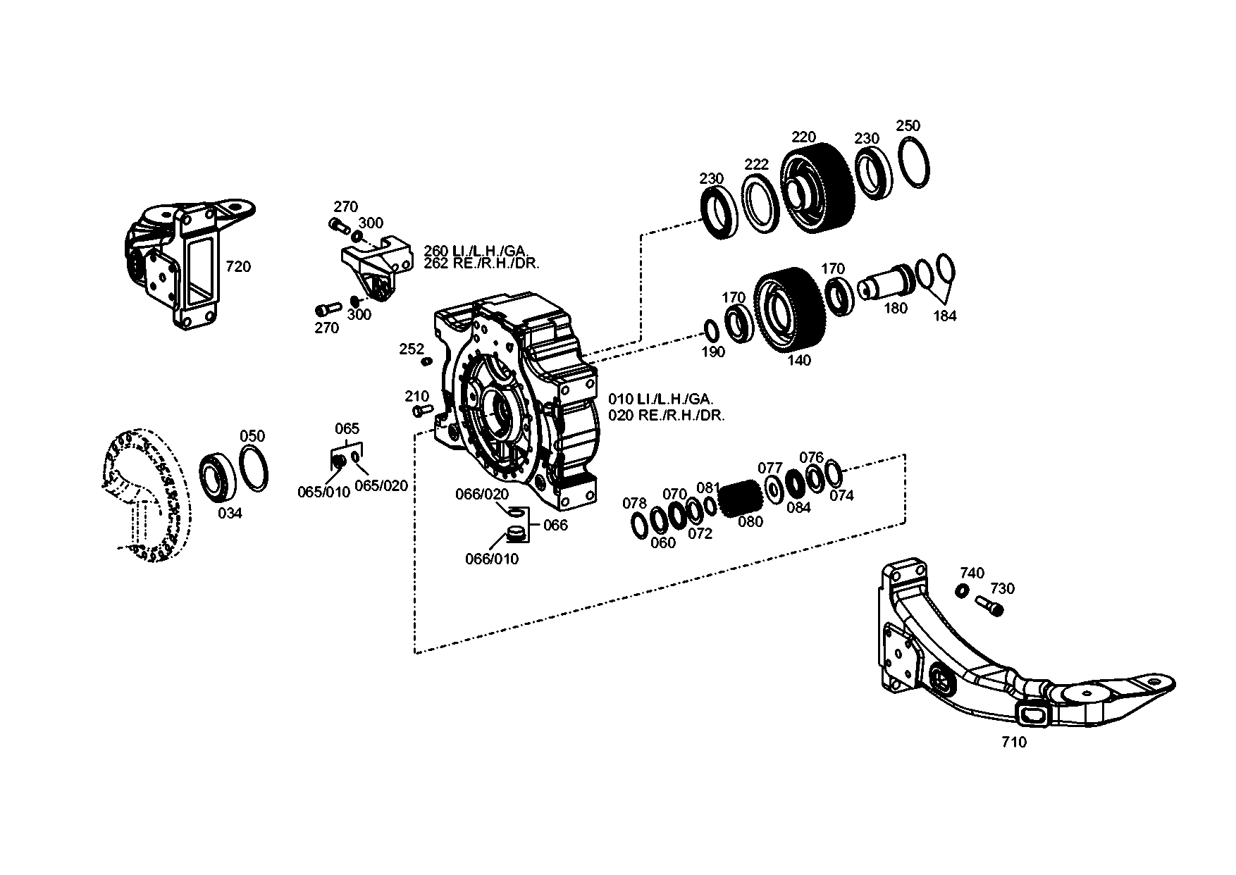 drawing for EVOBUS A0003511005 - GANTRY HOUSING (figure 4)