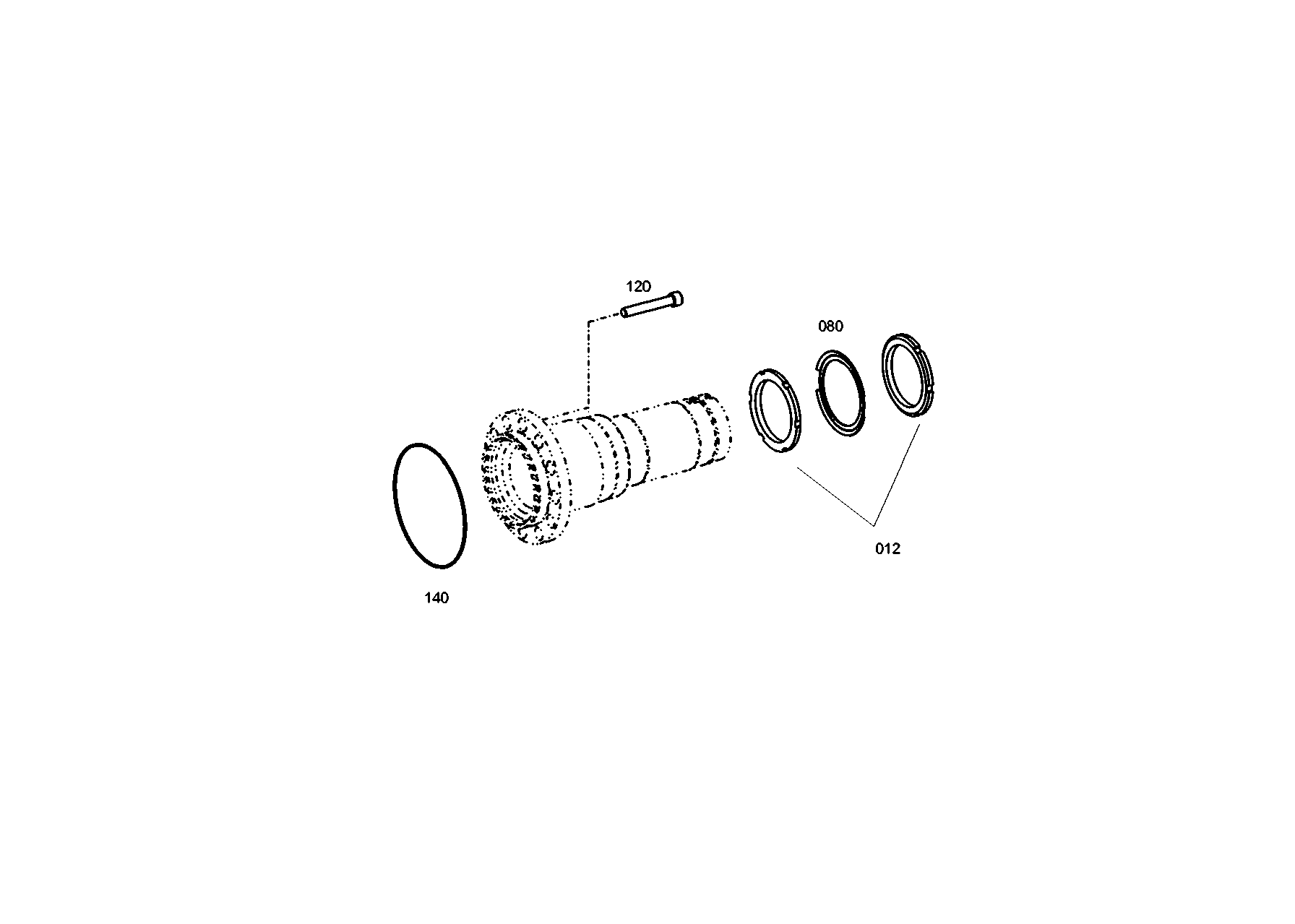 drawing for CASE CORPORATION 100244A1 - O-RING (figure 5)