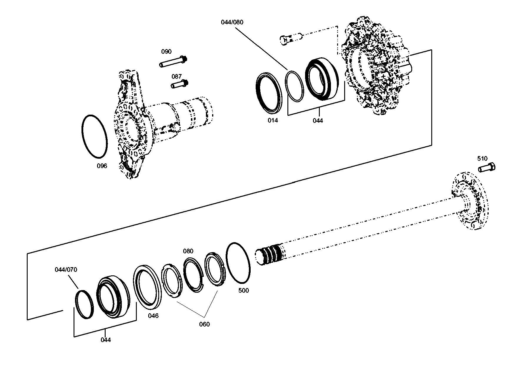 drawing for MANNESMANN-DEMAG BAUMASCHINEN 15275626 - O-RING (figure 5)