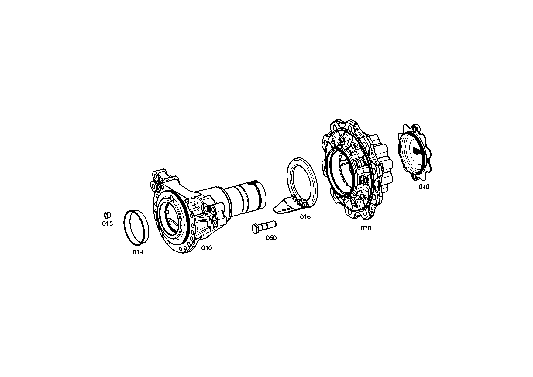 drawing for TATA MOTORS LTD 272535605503 - HUB (figure 4)