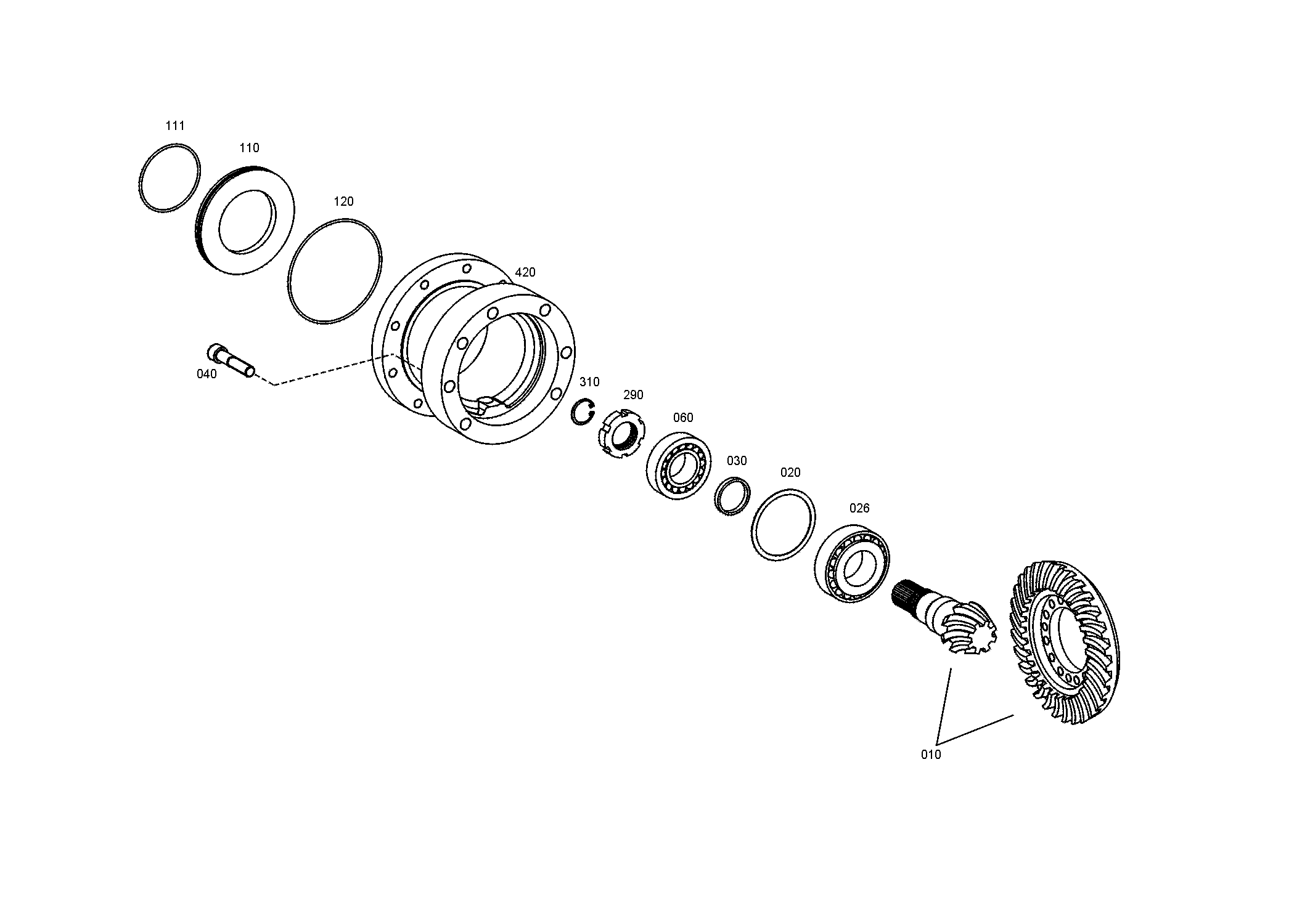 drawing for JOHN DEERE T197839 - O-RING (figure 3)