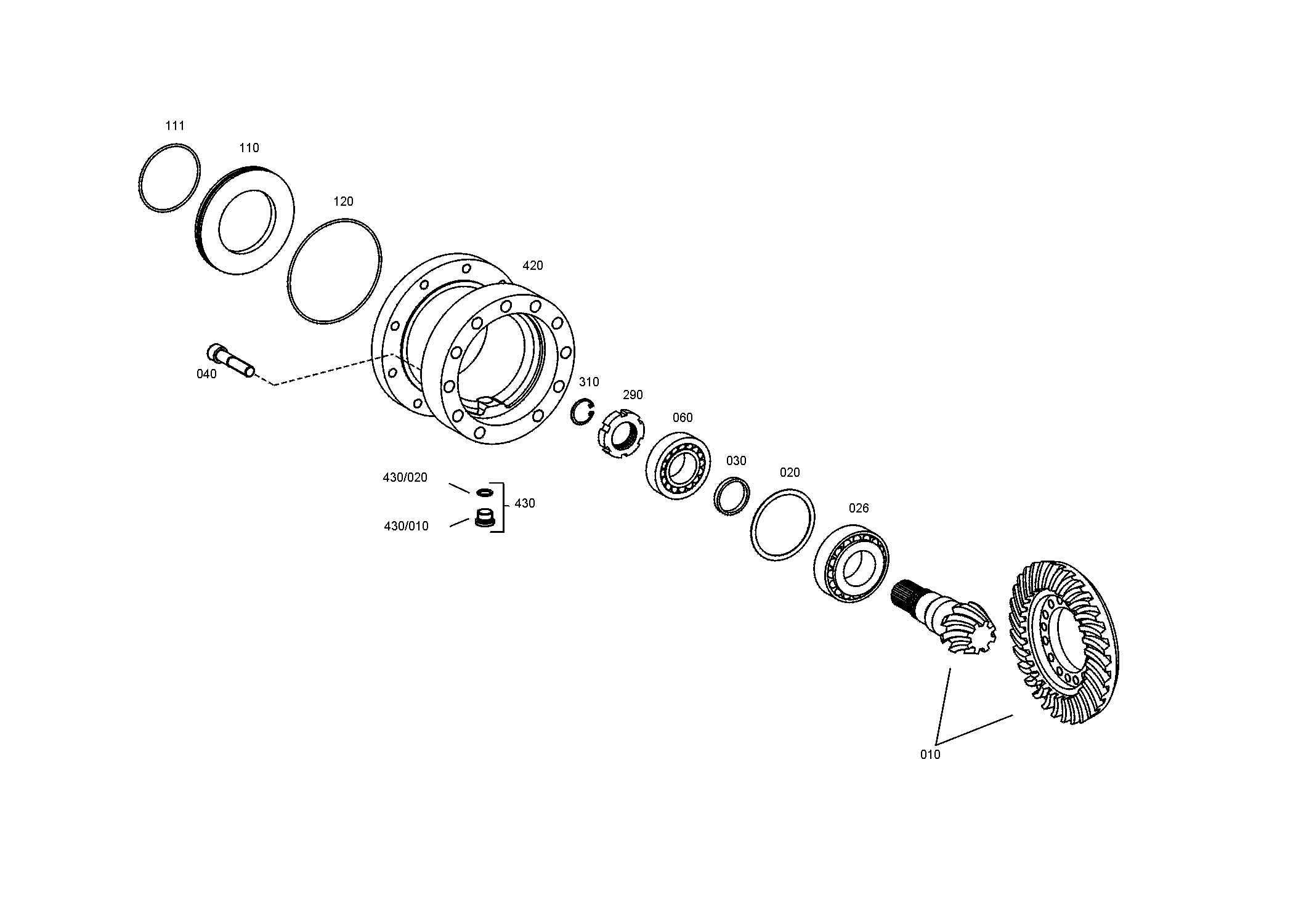 drawing for ORENSTEIN & KOPPEL AG 0039315 - O-RING (figure 5)
