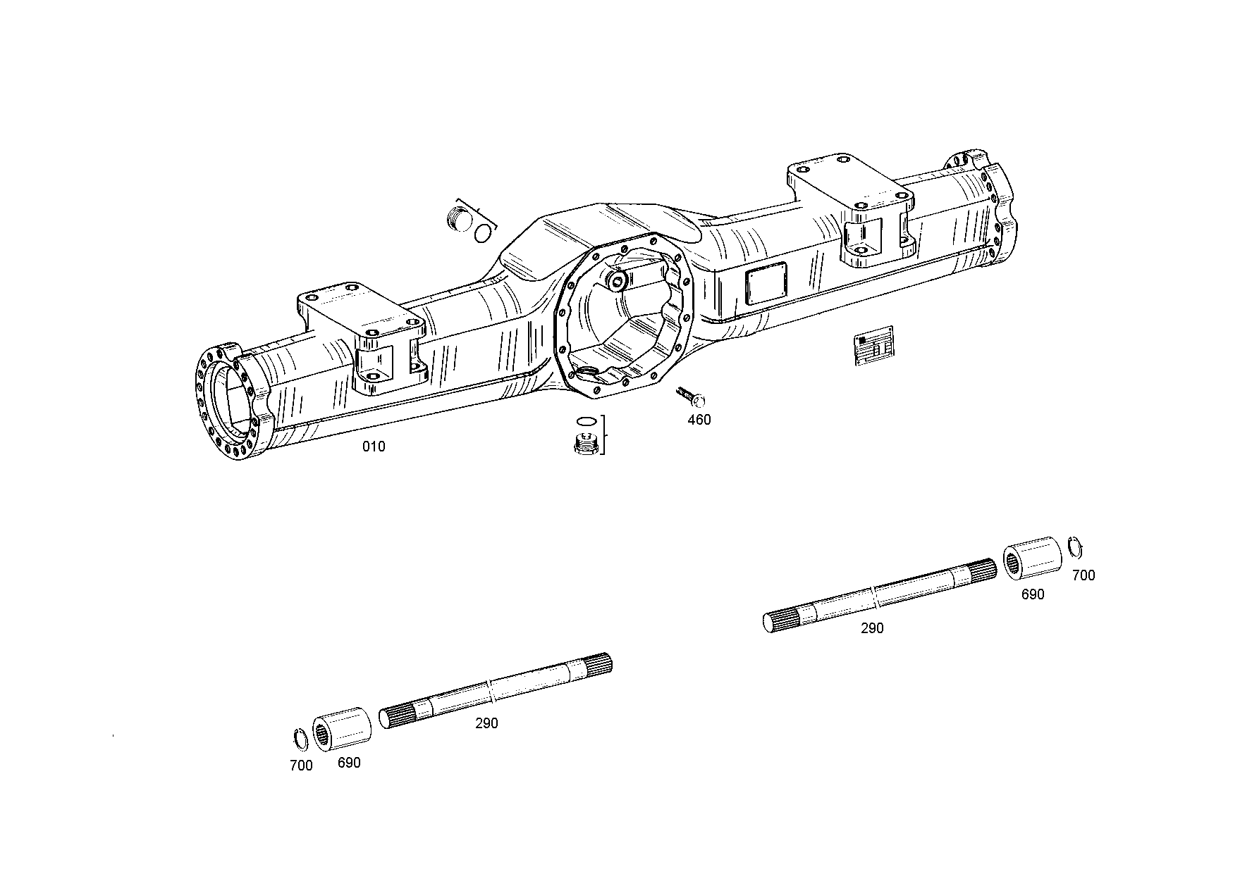 drawing for AGCO 020744R1 - LOCKING SCREW (figure 5)