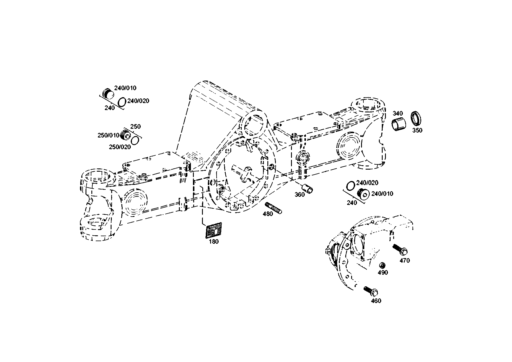 drawing for DOOSAN 023849 - LOCKING SCREW (figure 1)