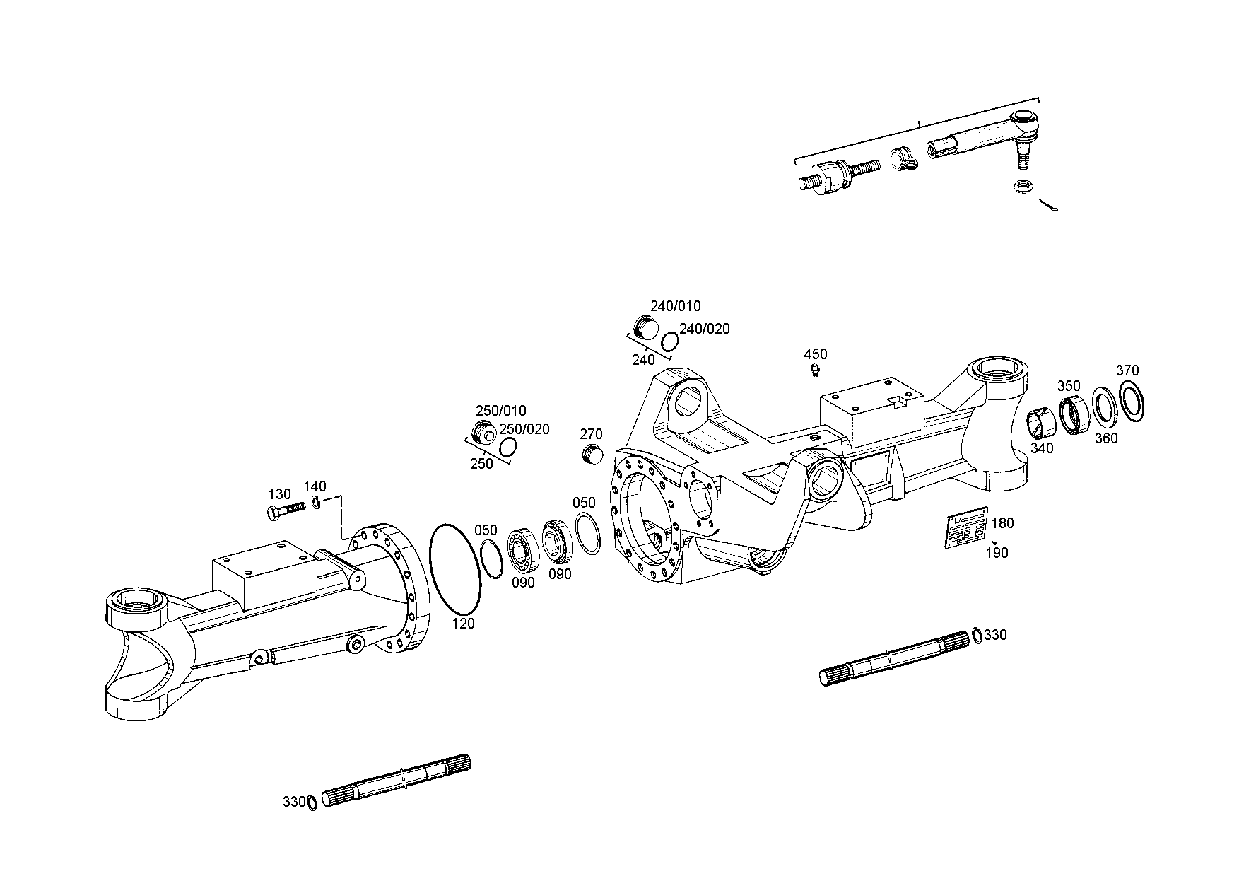 drawing for AGCO F198300020310 - BUSH (figure 1)