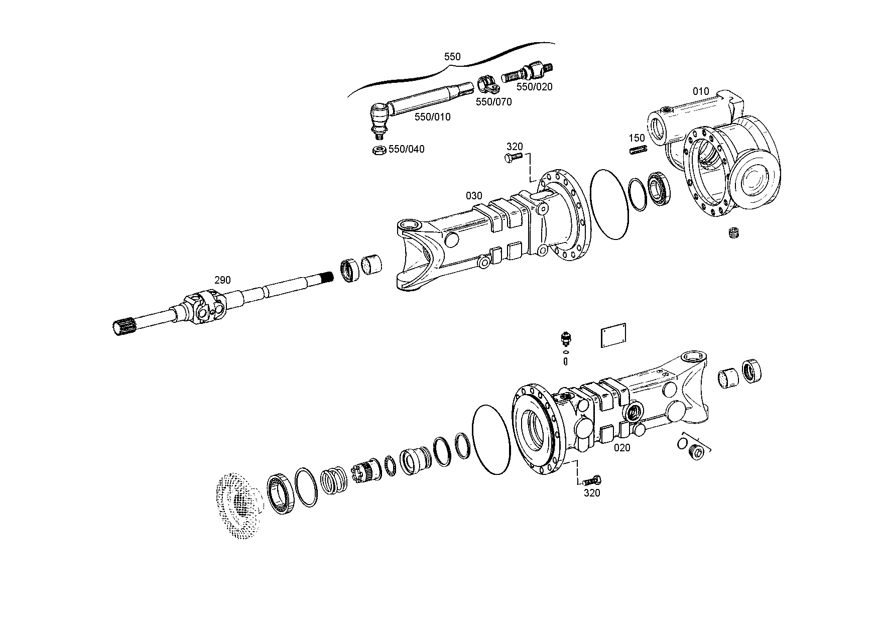 drawing for REFORMWERK 240230954 - AXLE CASING (figure 2)