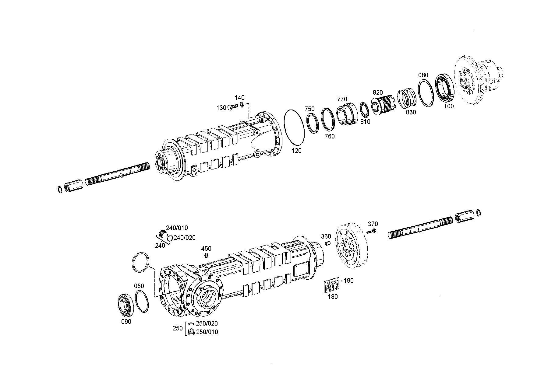 drawing for JOHN DEERE F437155 - FOUR-LIP RING (figure 5)