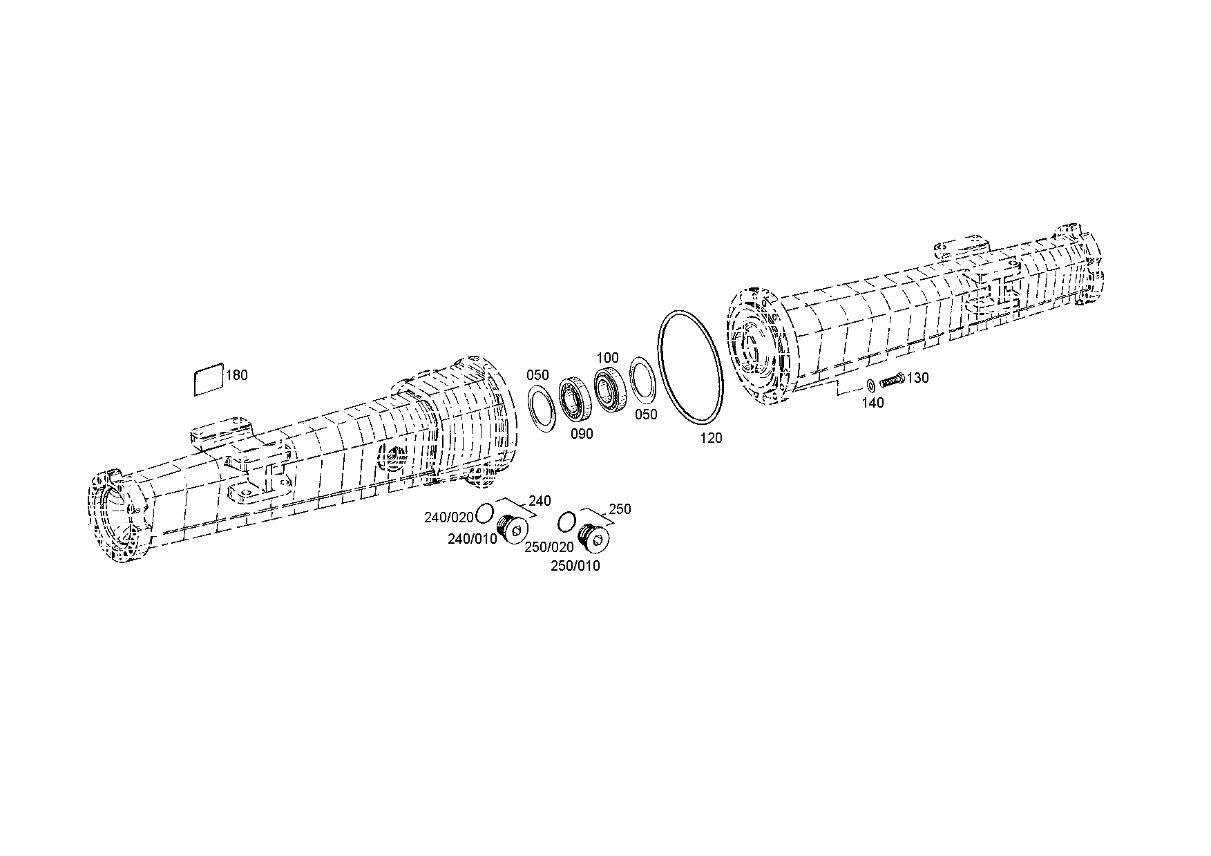 drawing for JCB 550/40054 - HEXAGON SCREW (figure 3)