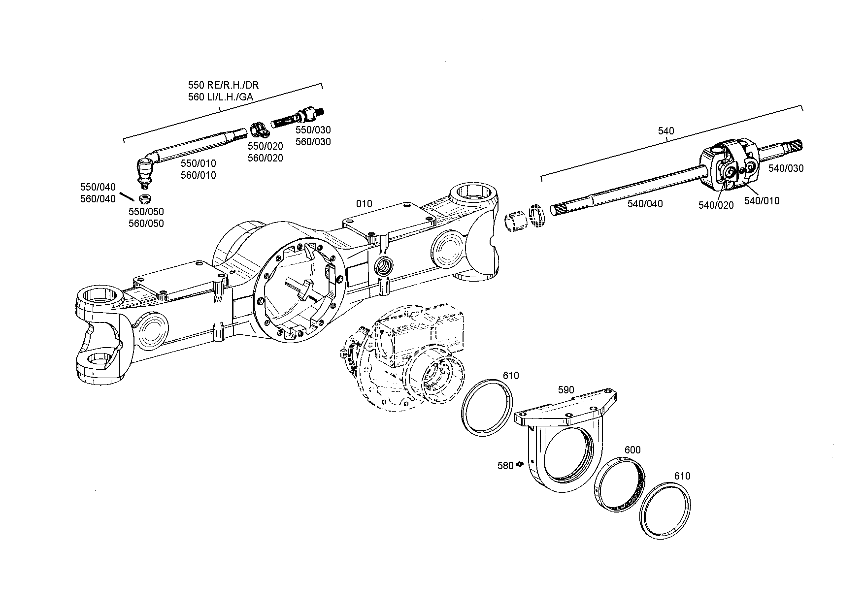 drawing for CNH NEW HOLLAND 72108525 - BALL JOINT (figure 2)