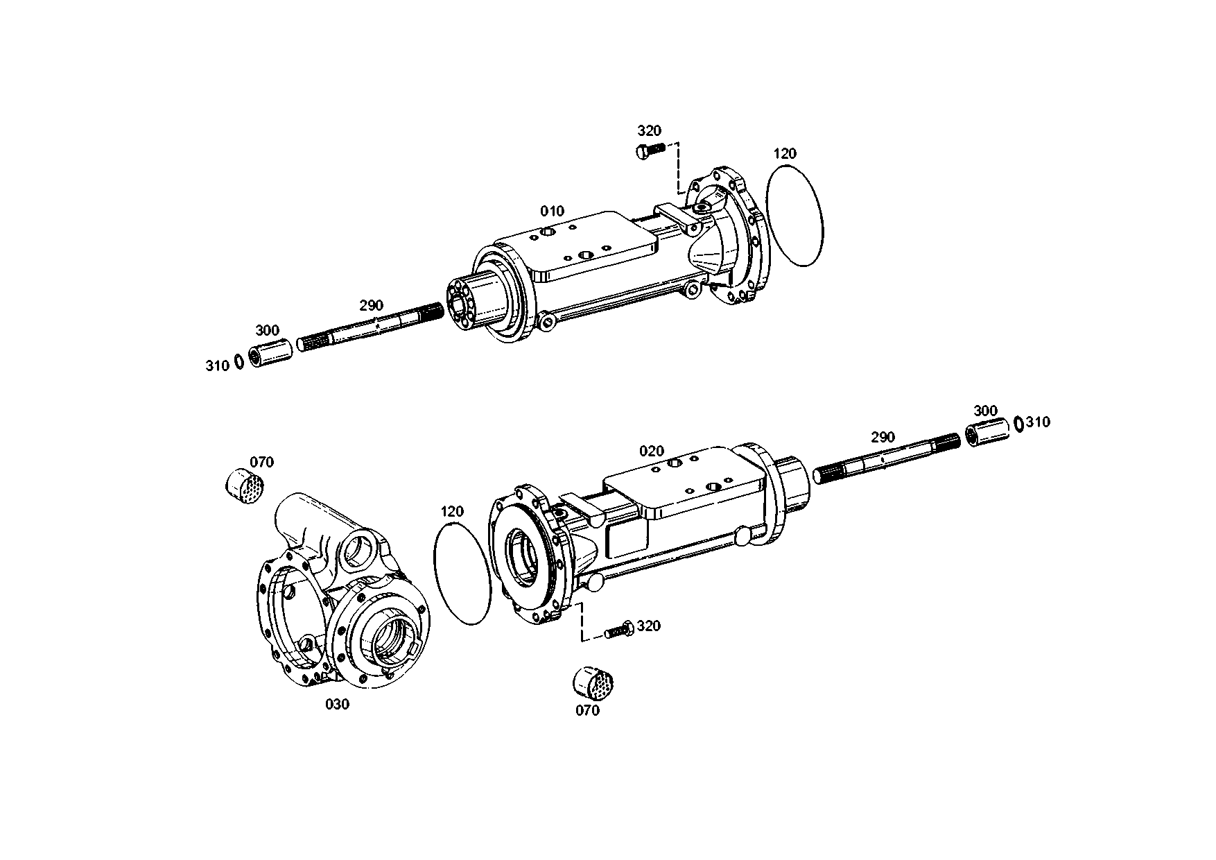 drawing for WEIDEMANN GMBH & CO. KG 1000213605 - AXLE CASING (figure 3)