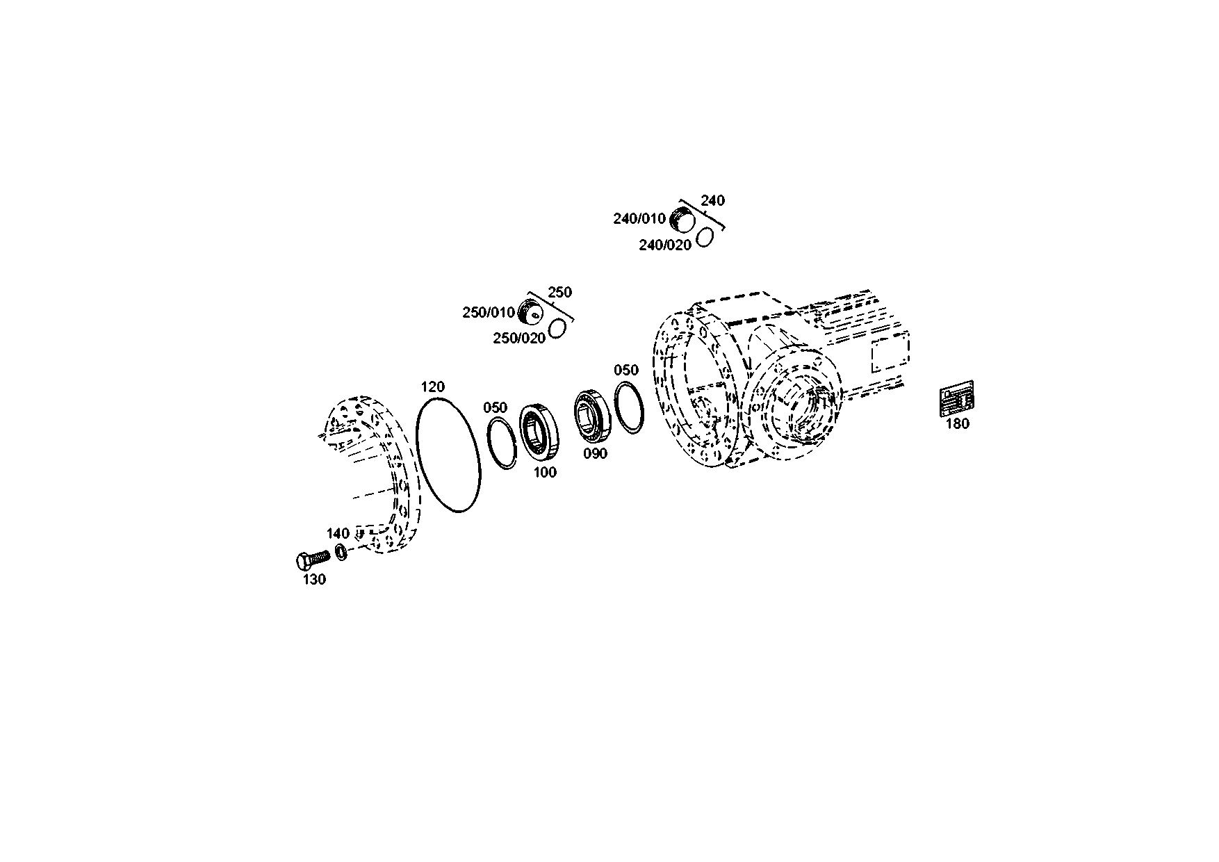 drawing for JCB 550/40054 - HEXAGON SCREW (figure 4)