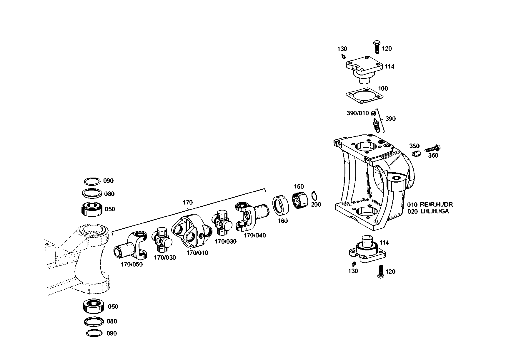 drawing for AGCO F380306020040 - TA.ROLLER BEARING (figure 4)