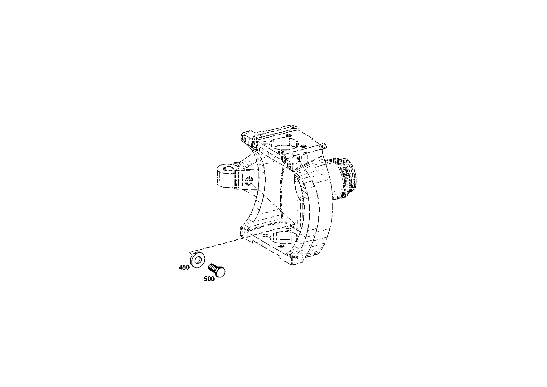 drawing for KOMATSU LTD. 2937200M1 - STOP SCREW (figure 2)