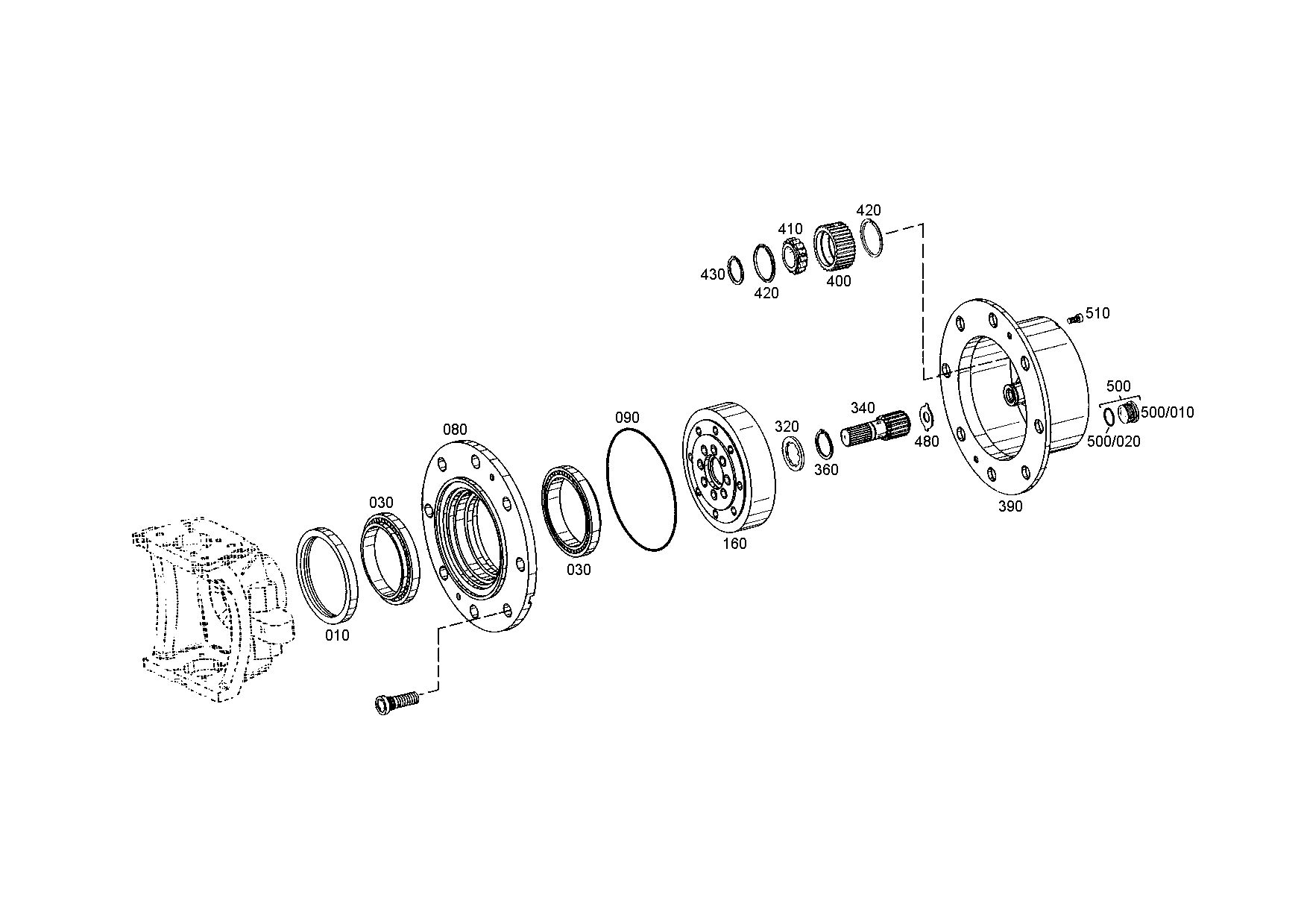 drawing for KRAMER WERKE GMBH 0000801131 - HUB (figure 2)