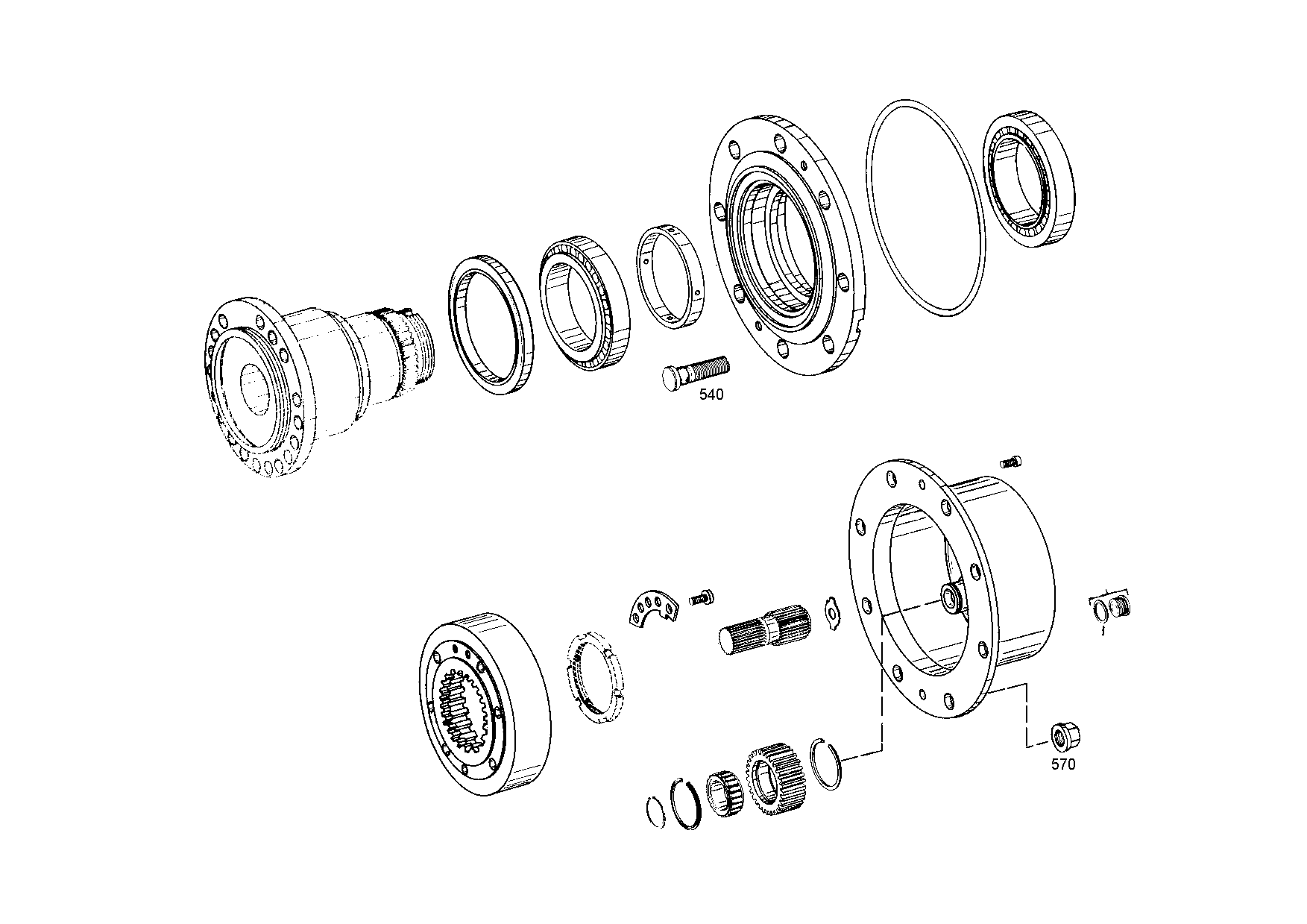 drawing for JOHN DEERE 14M7380 - WHEEL NUT (figure 2)