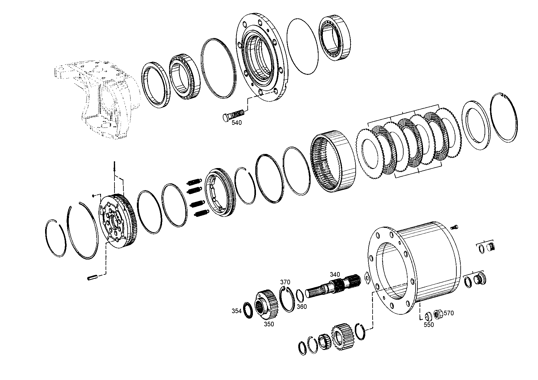 drawing for DOOSAN 0630 307 004 - SPRING WASHER (figure 2)