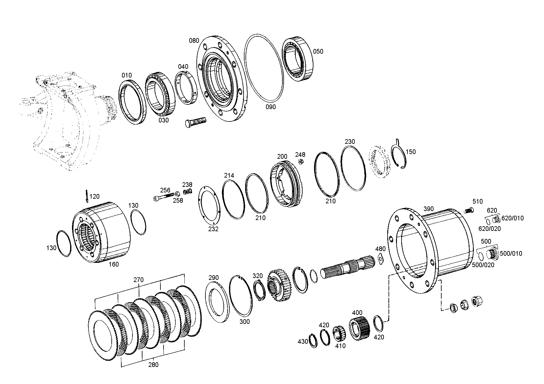 drawing for KRAMER WERKE GMBH 0000801131 - HUB (figure 3)