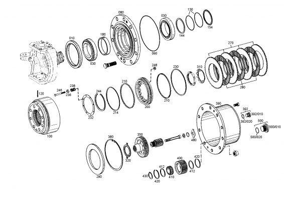 Technical drawing of AGCO 35125400 SHAFT SEAL with dimensions and layout (figure 4)
