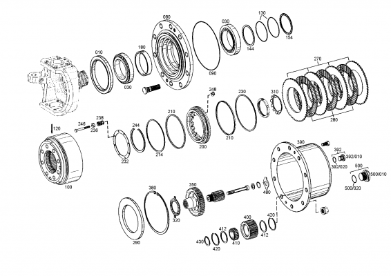 drawing for AGCO F514300020450 - SHAFT SEAL (figure 4)