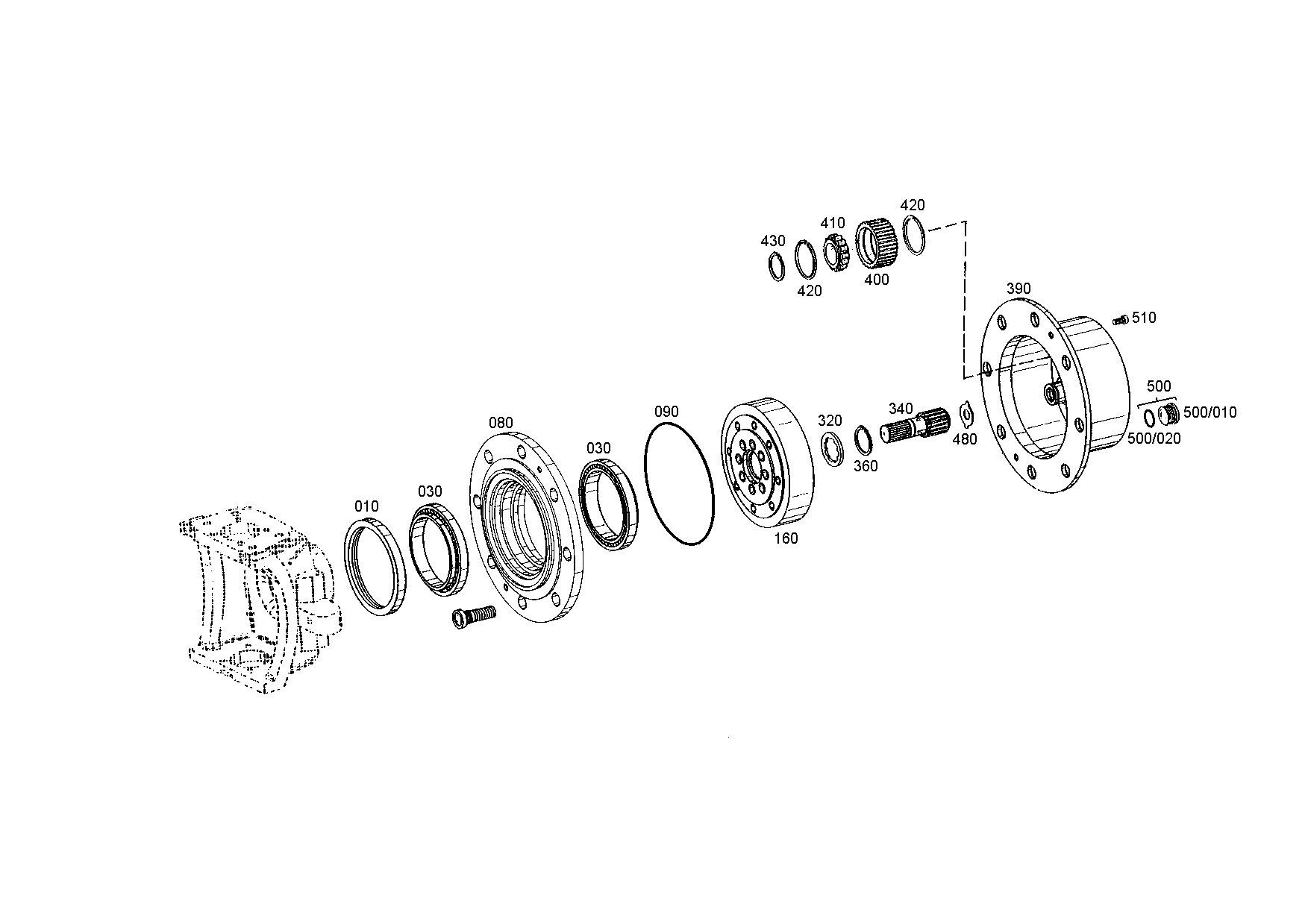 drawing for AGCO F198300020610 - CIRCLIP (figure 4)