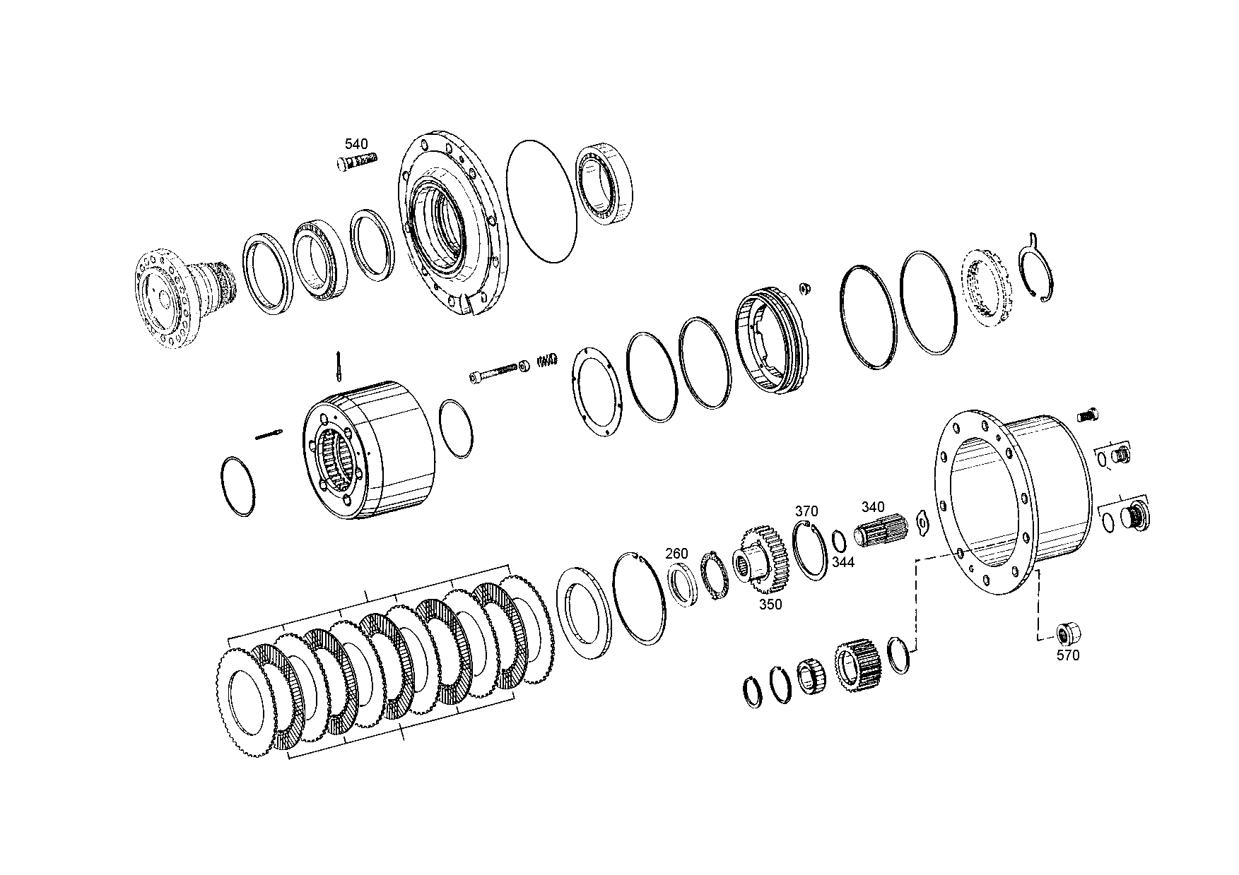 drawing for Hyundai Construction Equipment 0734319183 - SHAFT SEAL (figure 4)