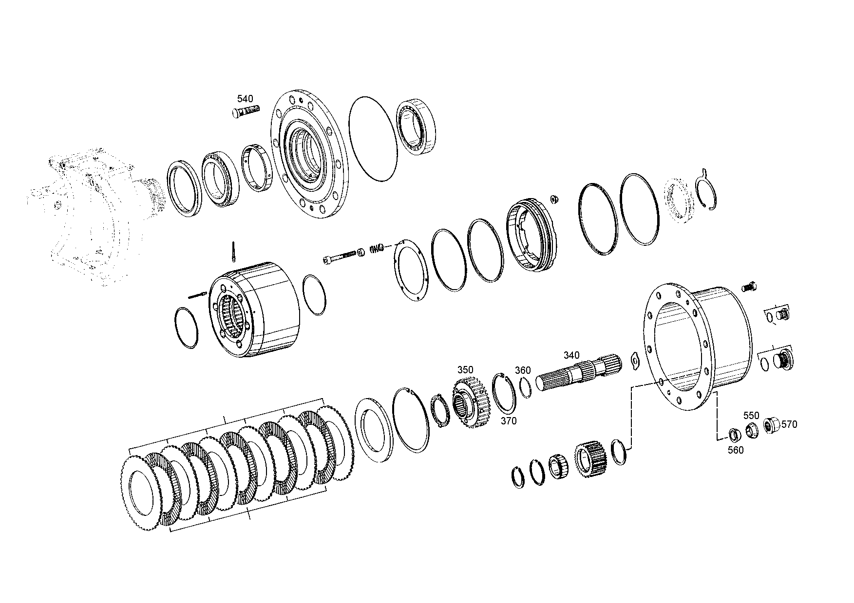 drawing for AGCO F821.100.060.040 - WHEEL STUD (figure 5)