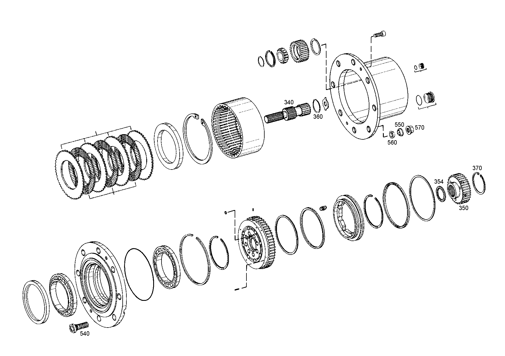 drawing for HYDREMA 104005991 - THRUST WASHER (figure 2)