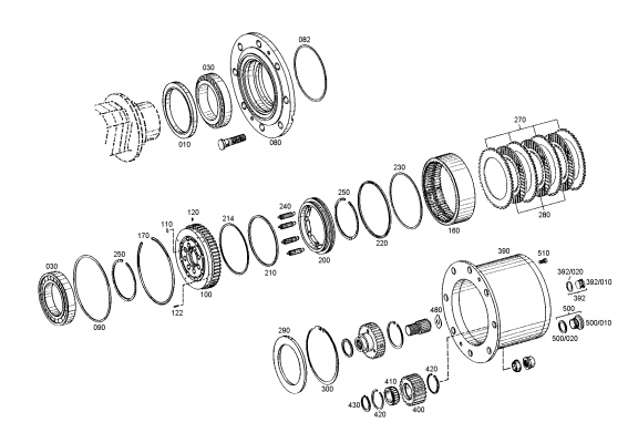 drawing for HITACHI 7015362 - GROOVED RING (figure 4)
