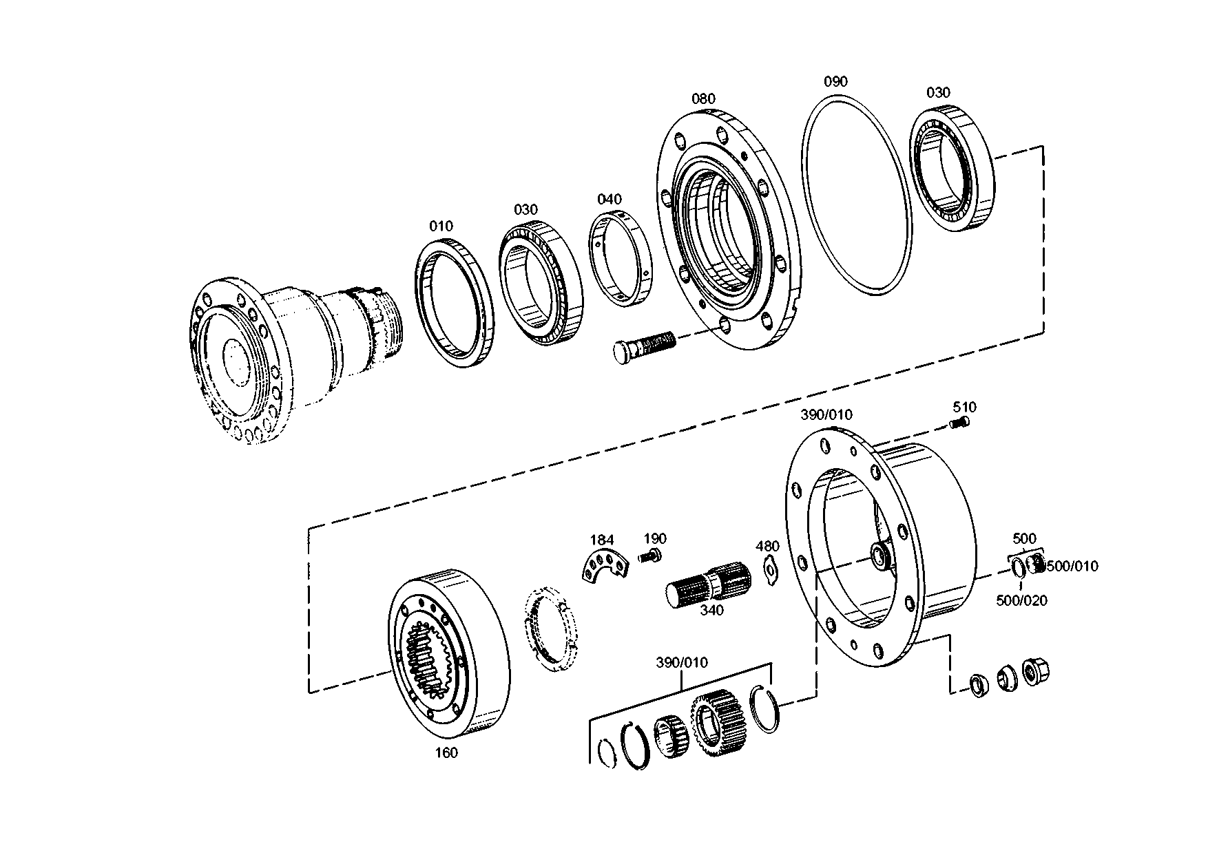 drawing for AGCO F198303020180 - RING GEAR (figure 2)