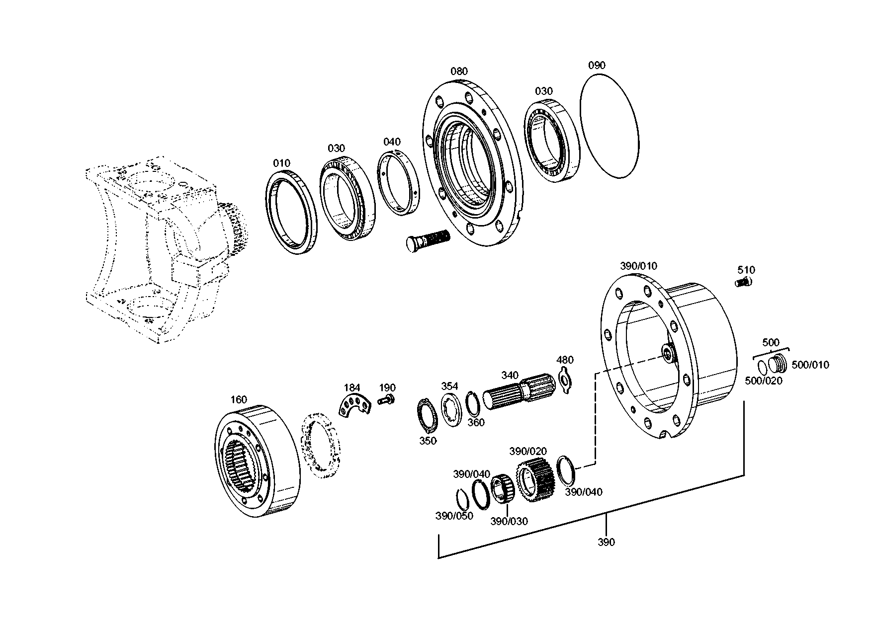 drawing for AGCO F380306020180 - THRUST WASHER (figure 2)