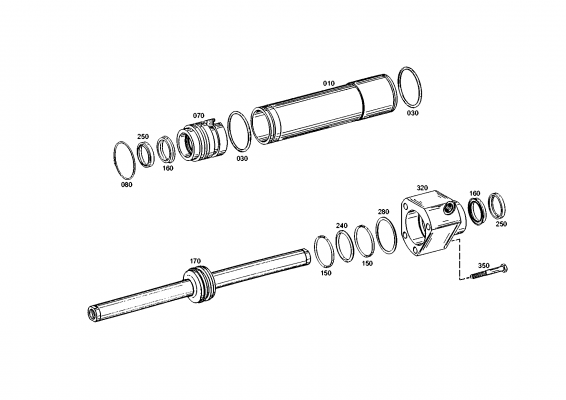 drawing for JOHN DEERE L55470 - O-RING (figure 1)