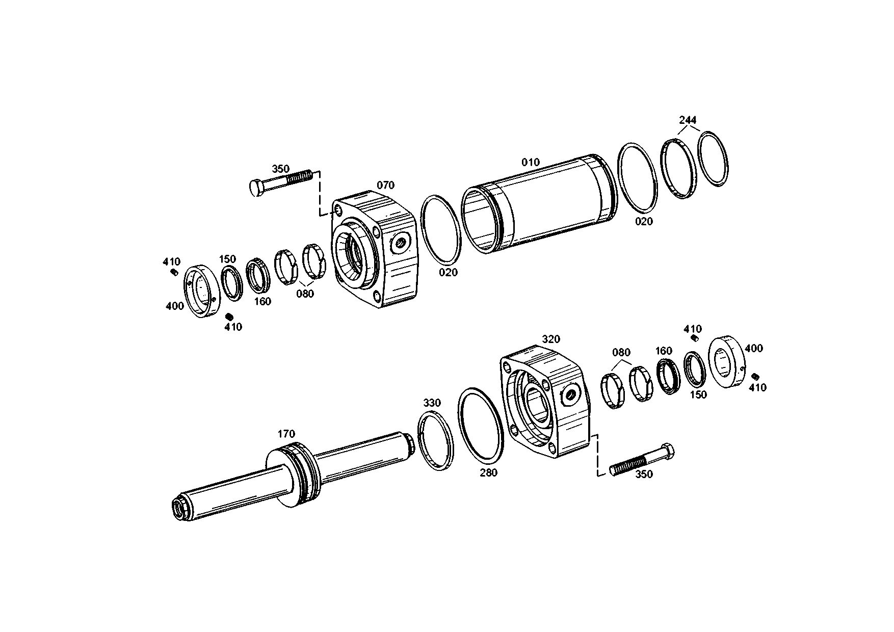drawing for JOHN DEERE AT321458 - GUIDE RING (figure 2)