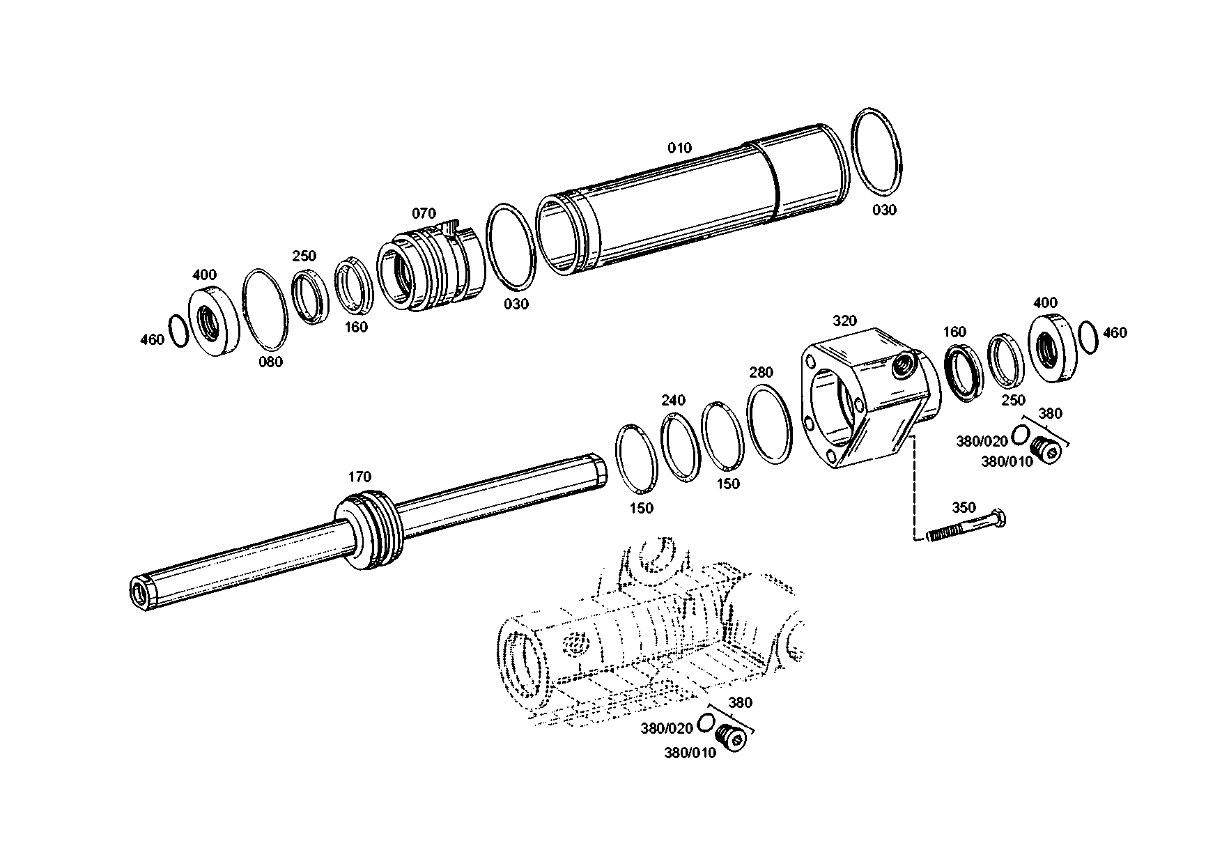 drawing for JOHN DEERE L55470 - O-RING (figure 5)