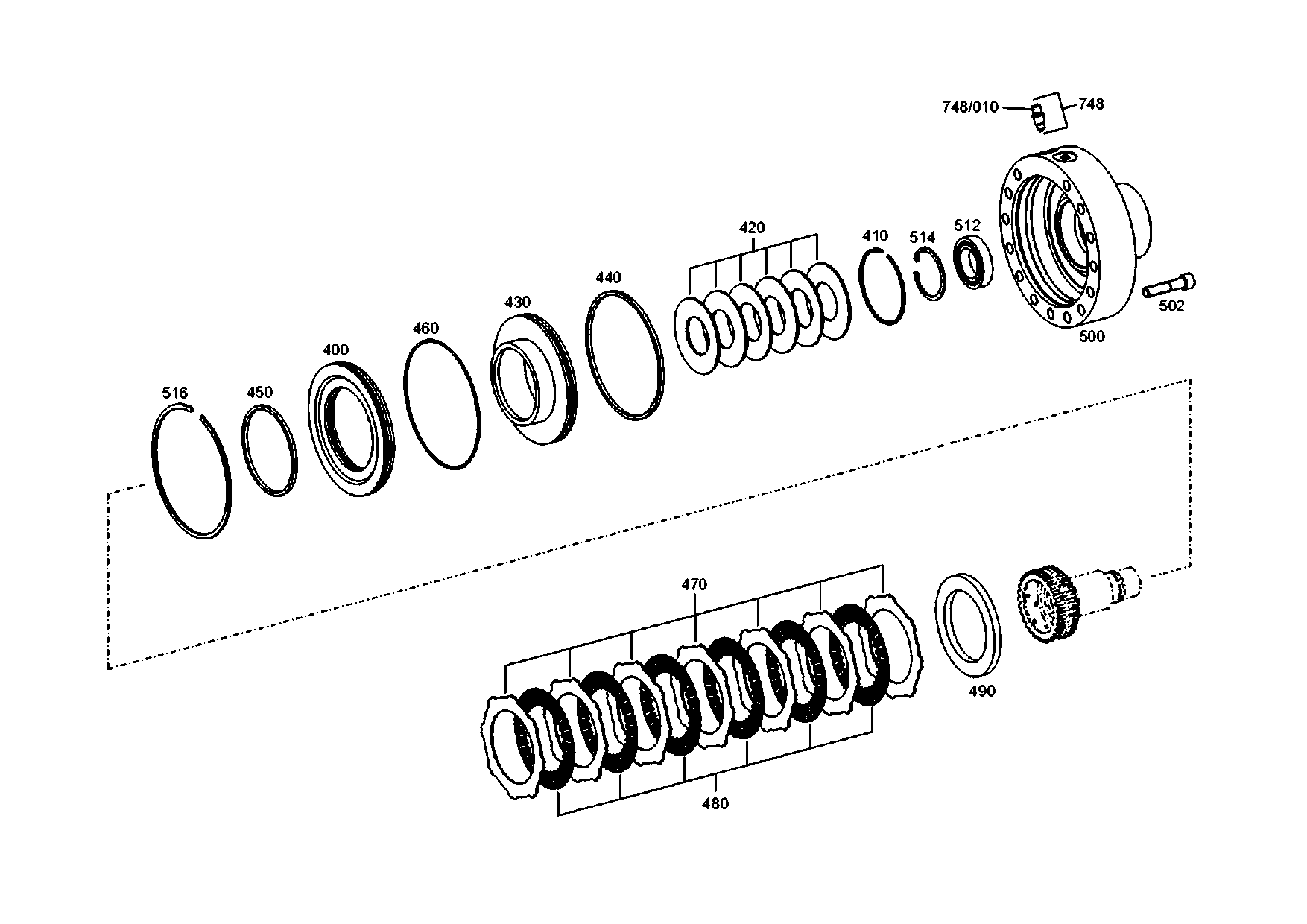 drawing for ATLAS-COPCO-DOMINE 2987017 - OUTER CLUTCH DISC (figure 2)