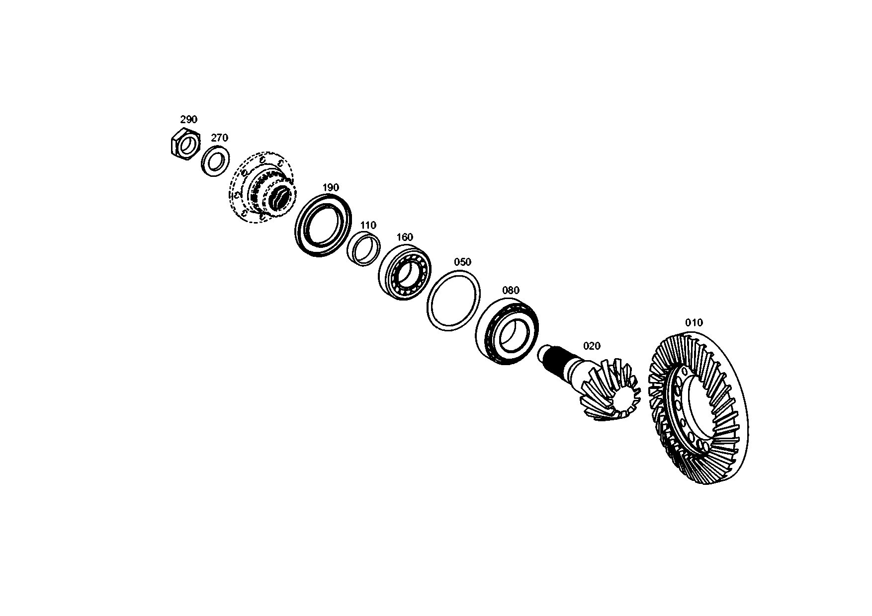 drawing for AGCO 35073900 - RING (figure 2)