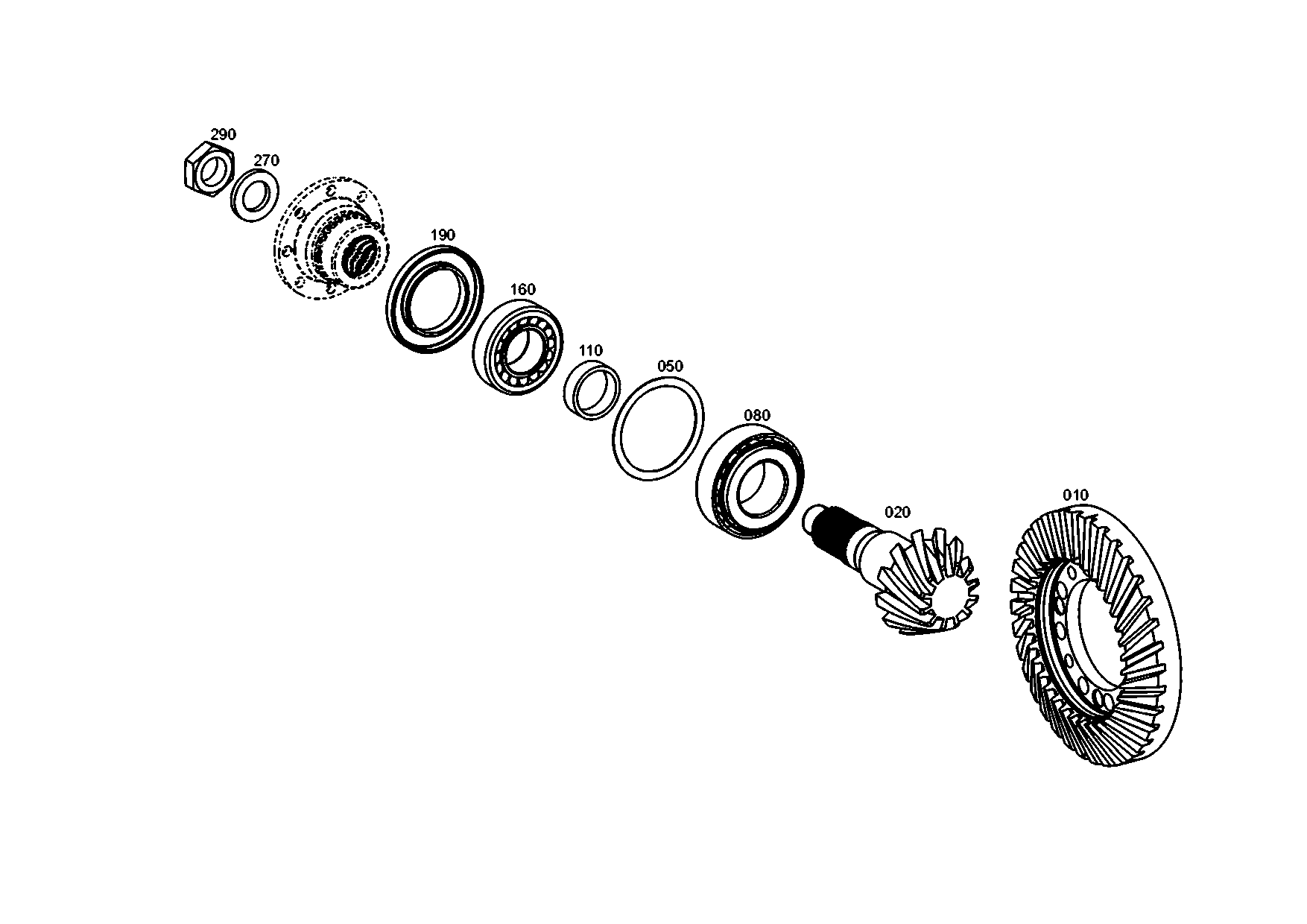 drawing for CATERPILLAR INC. 7029702 - RING (figure 4)