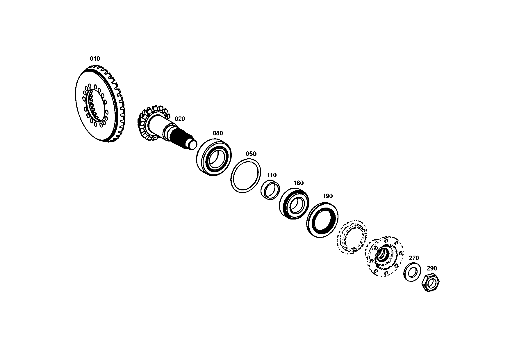 drawing for CUKUROVA AT400190 - TA.ROLLER BEARING (figure 3)