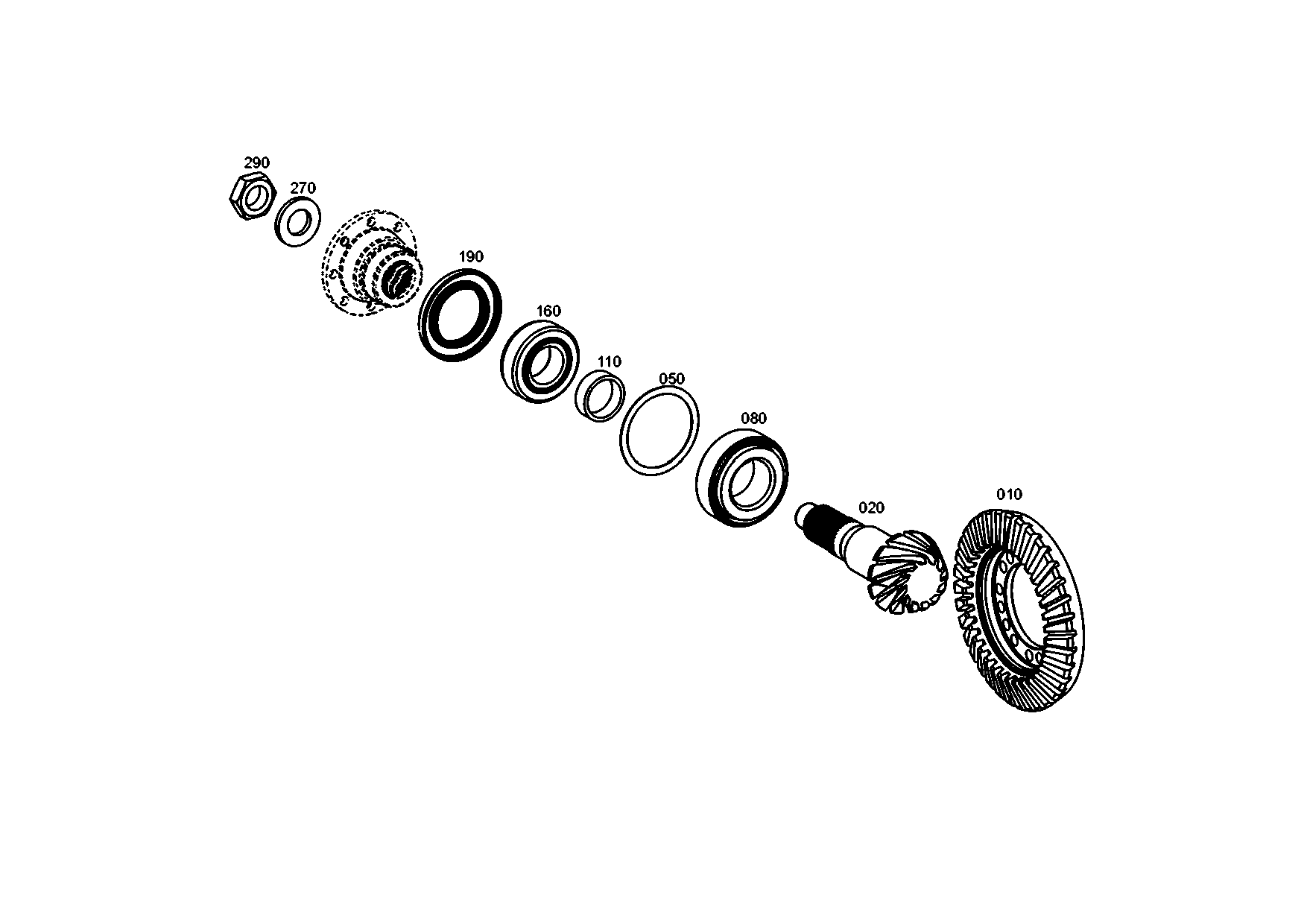 drawing for FIAT AUTO S.P.A. 84551468 - PINION (figure 2)