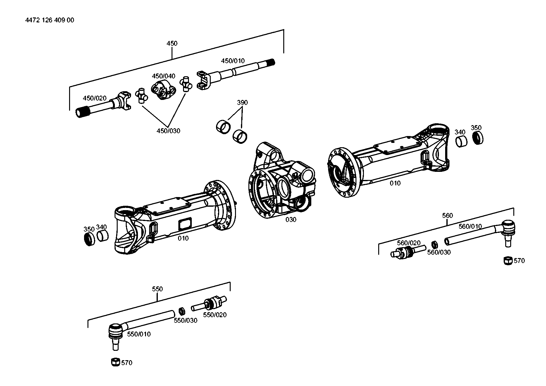 drawing for E. N. M. T. P. / CPG 0501 214 029 - JOINT CROSS (figure 3)