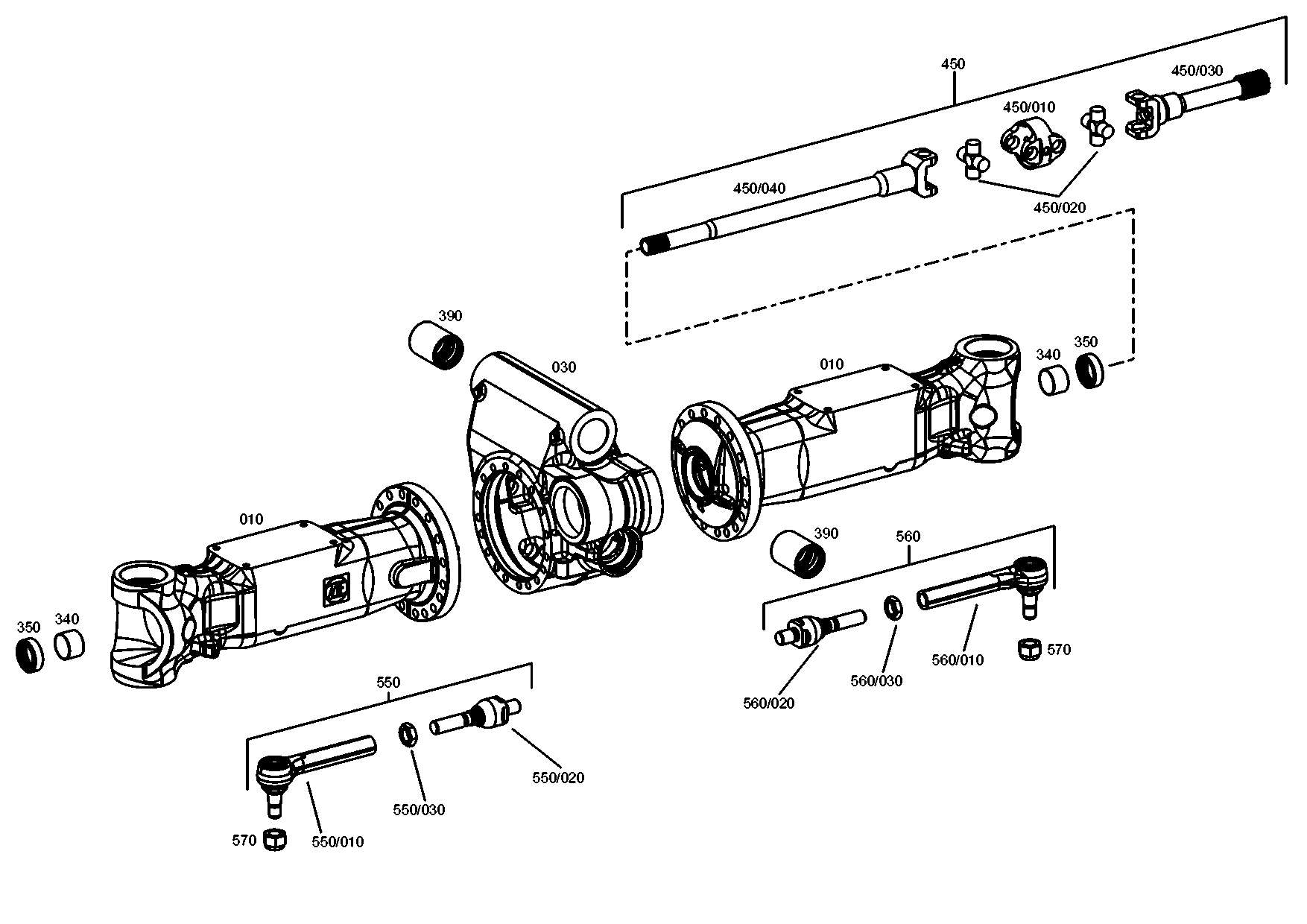 drawing for LIEBHERR GMBH 11832050 - TIE ROD (figure 1)