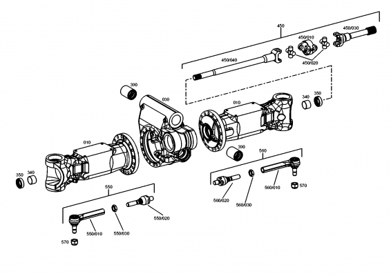 drawing for CNH NEW HOLLAND 47888608 - TIE ROD (figure 1)