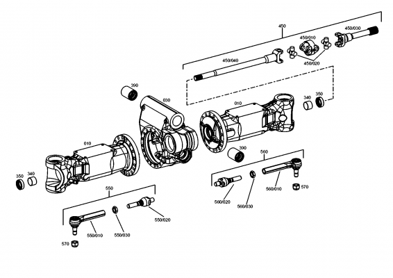 drawing for DOOSAN K9004061 - TIE ROD (figure 1)