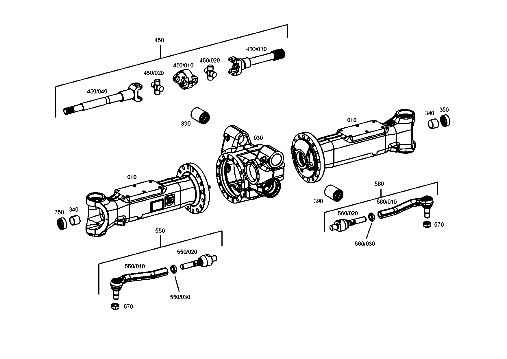 drawing for Hyundai Construction Equipment ZGAQ-04046 - SHAFT ASSY-UNIVERSAL (figure 5)
